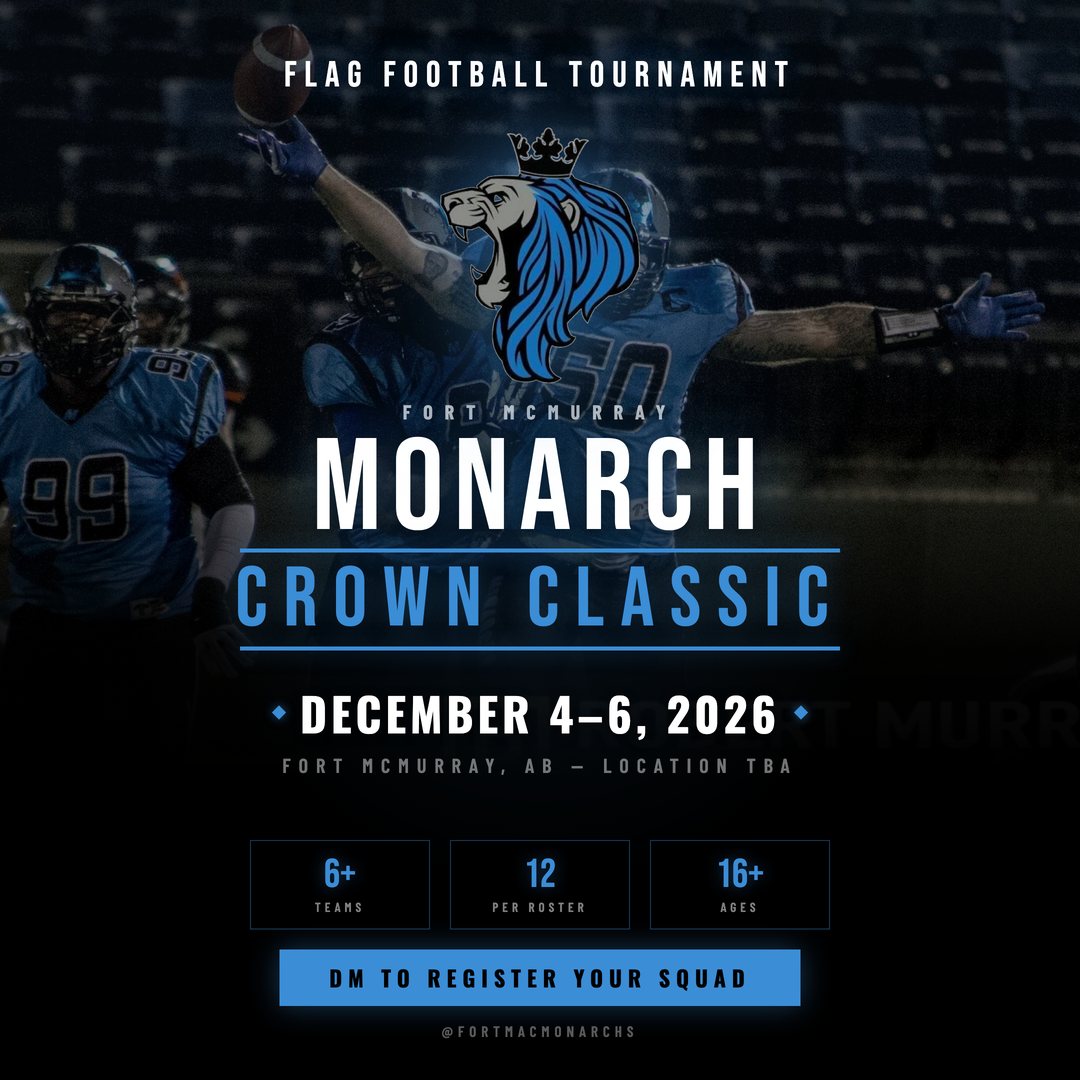 Monarchs Crown Classic flag football tournament poster, December 4 to 6, 2026